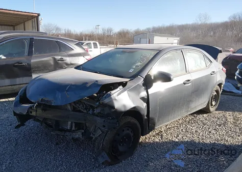 2014 Toyota Corolla Le z USA, uszkodzony, nr VIN 5YFBURHE4EP042508